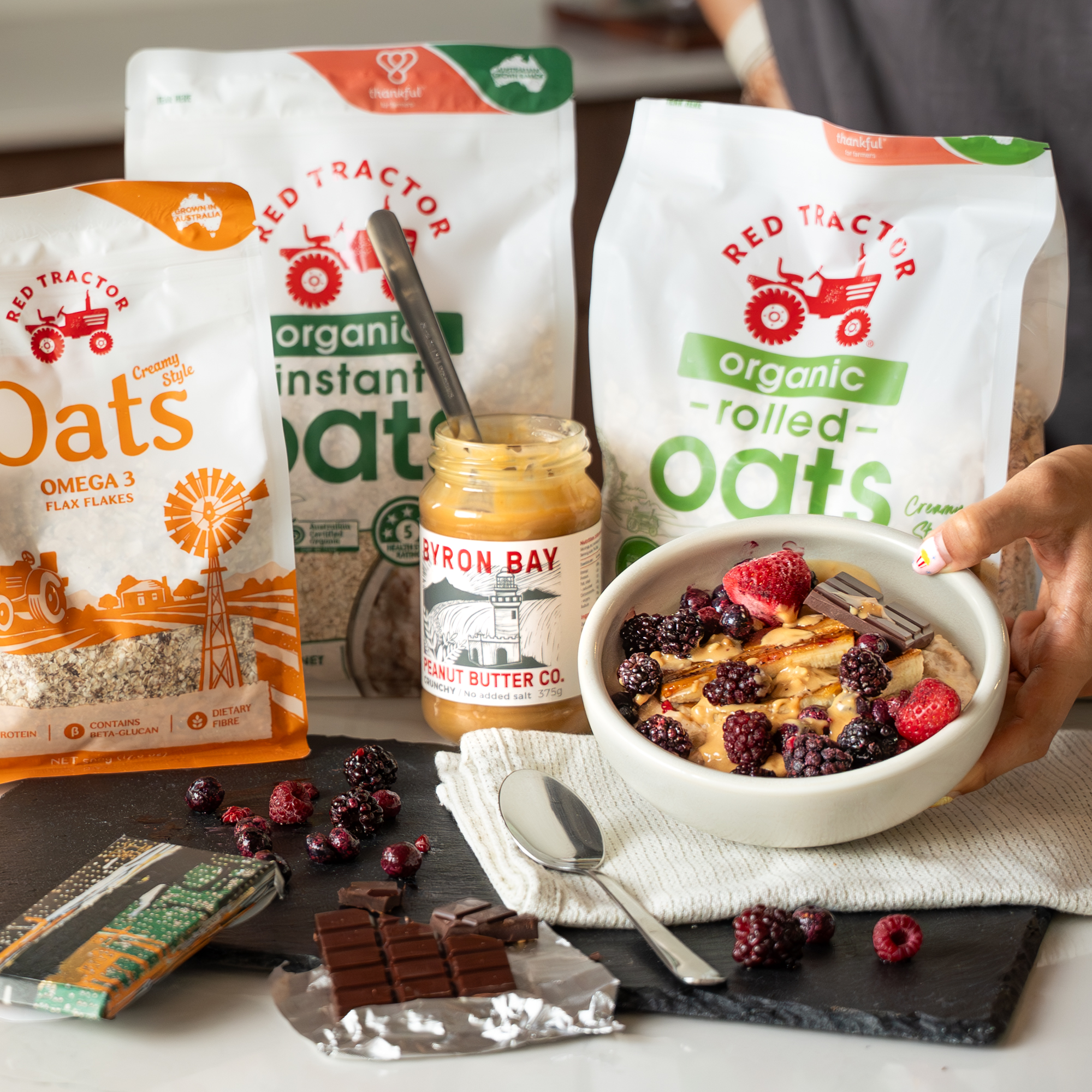 Organic Instant Oats- Red Tractor